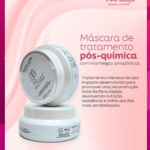 MÁSCARA DE TRATAMENTO PÓS QUÍMICA COM MANTEIGAS AMAZÔNICAS