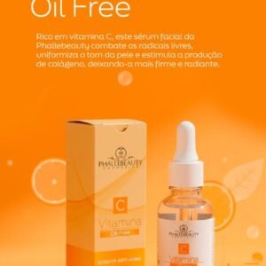 Sérum Facial Vitamina C Phallebeauty 30ml | Ilumina e Hidrata