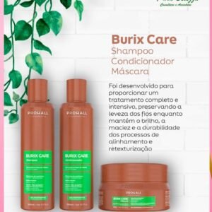 Kit Burix Care - Shampoo, Condicionador e Máscara
