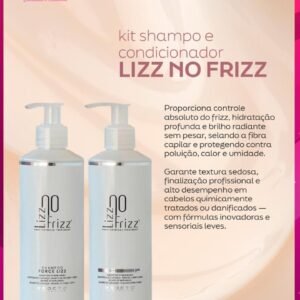 KIT CONTROLE DE FRIZZ SHAMPOO E CONDICIONADOR