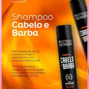 Shampoo Cabelo e Barba 300ml