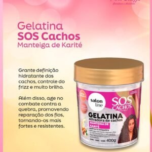 Gelatina SOS Cachos Manteiga de Karité